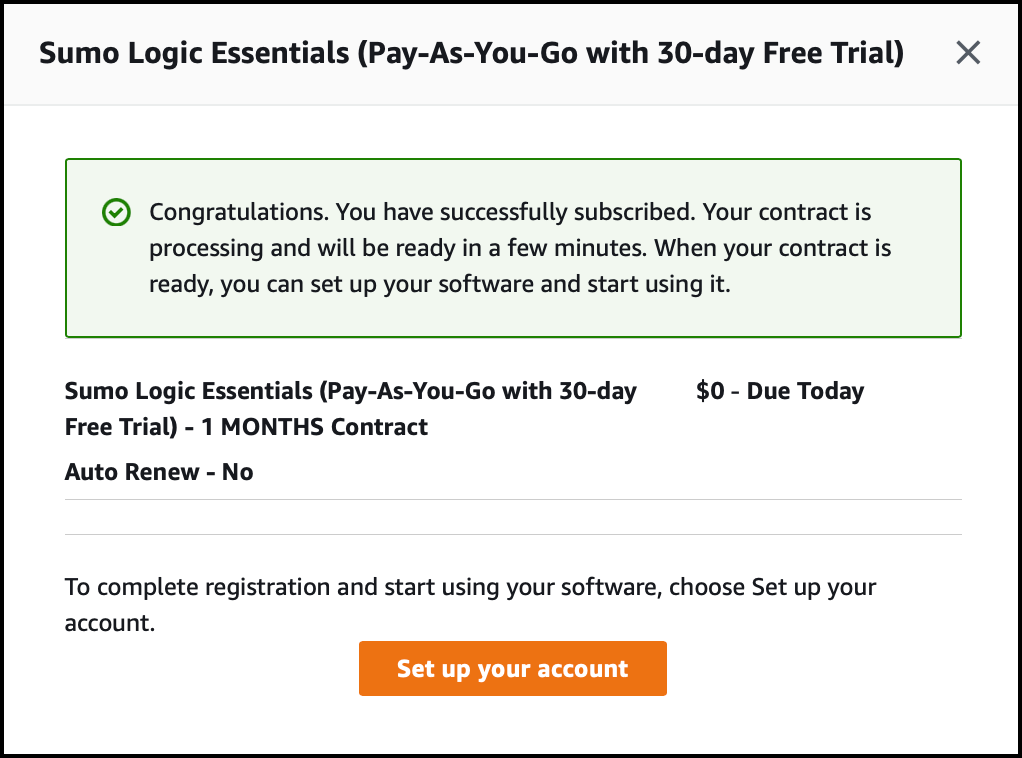 AWS setup