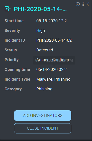 incident VIP section