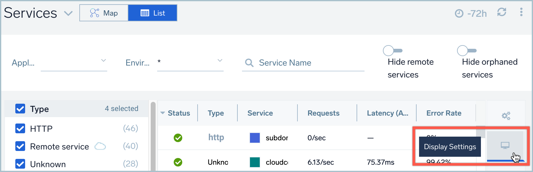 services-list-display