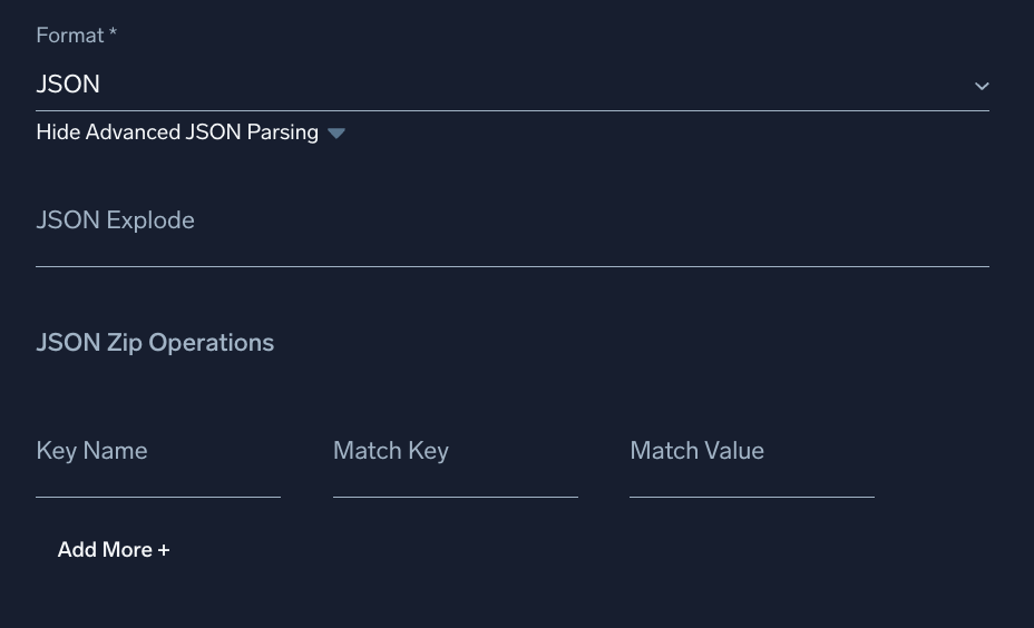 Advanced JSON parsing