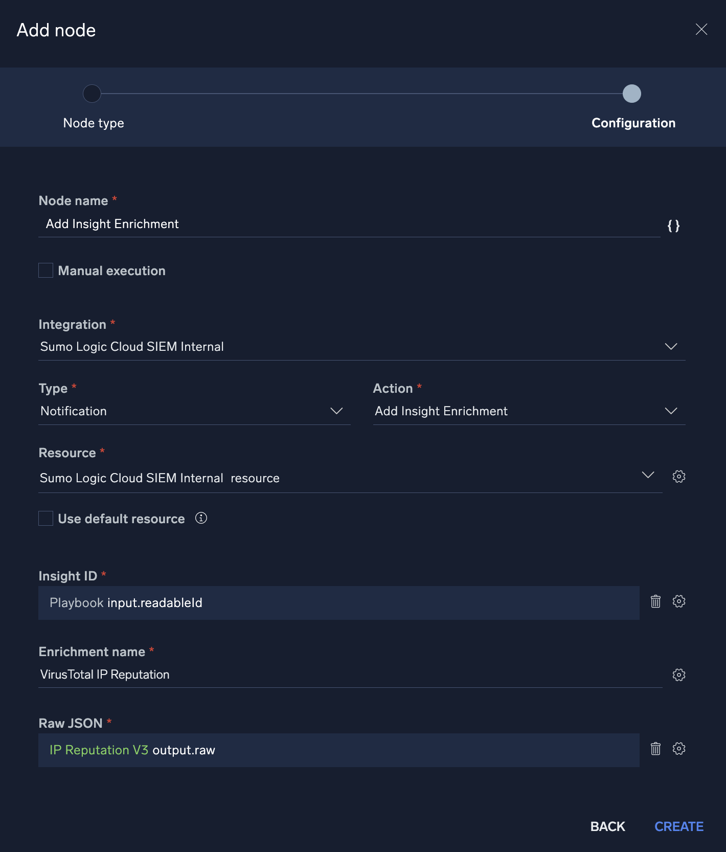 Add node for insight enrichment