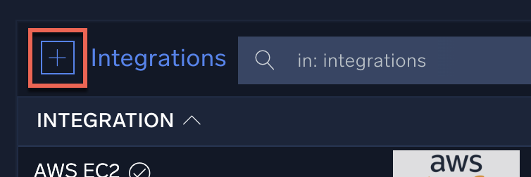 Add integration button