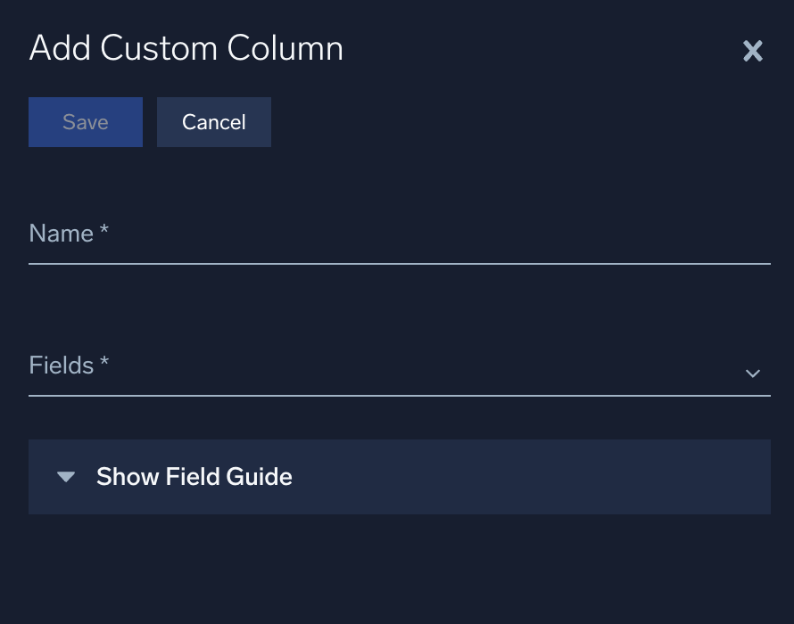 Create column
