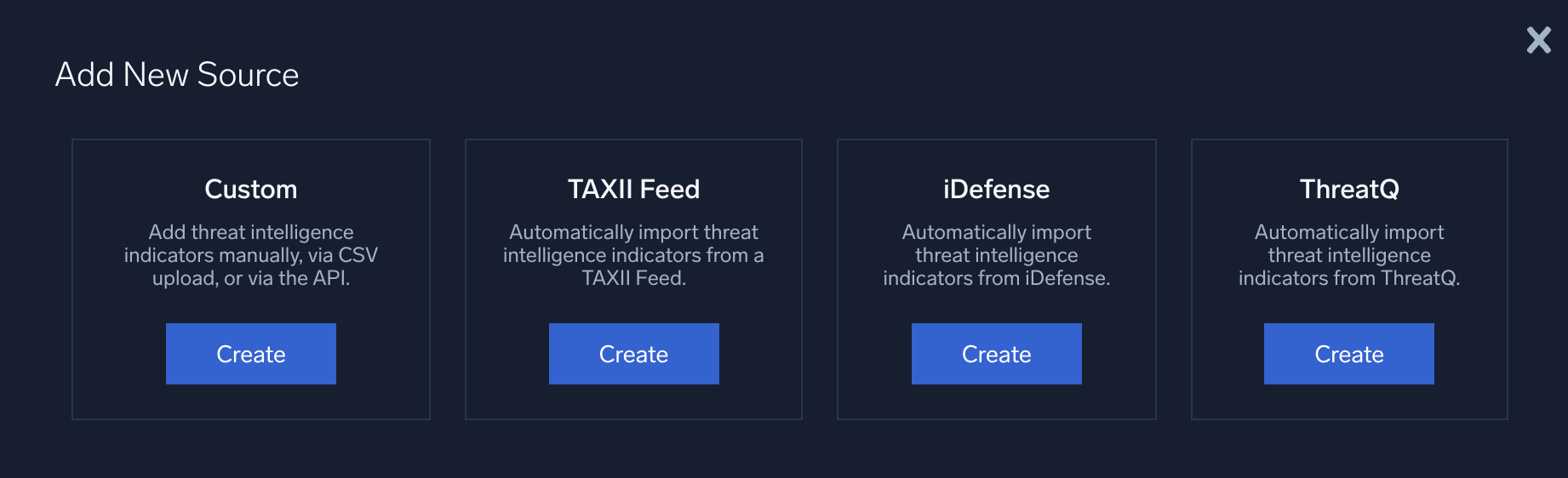 ThreatQ create icon