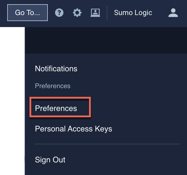 Account Preferences