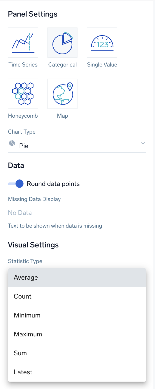 Statistic Type for a chart