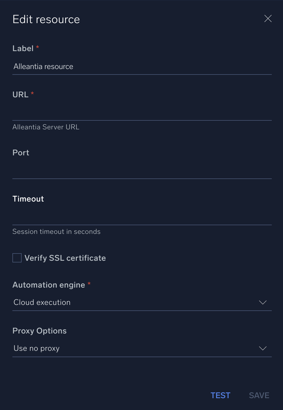 Alleantia configuration