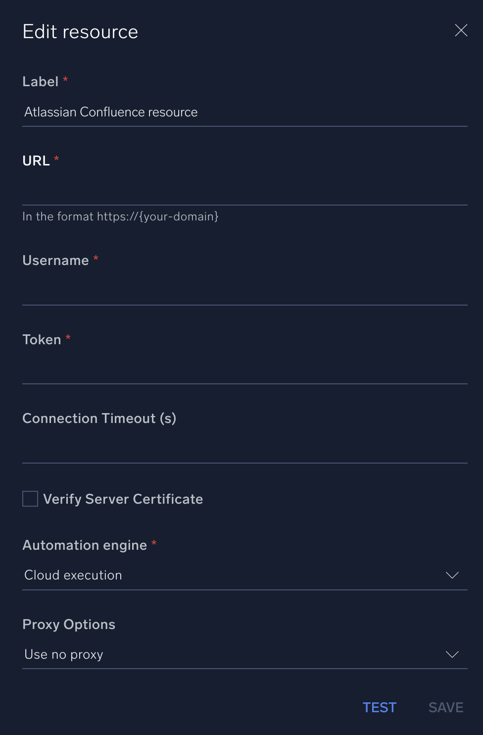 Atlassian Confluence Logger configuration