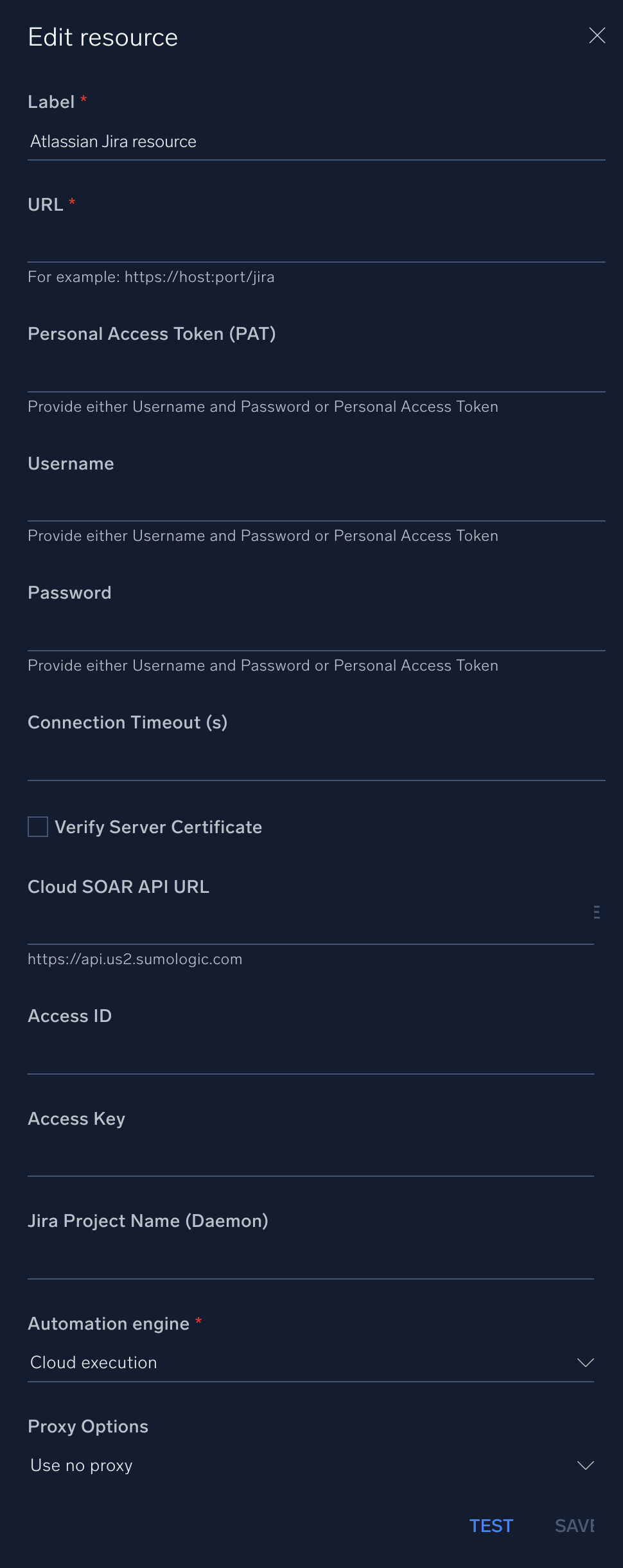 Atlassian Jira Logger configuration