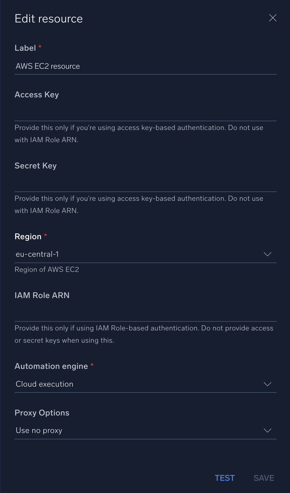 AWS EC2 configuration
