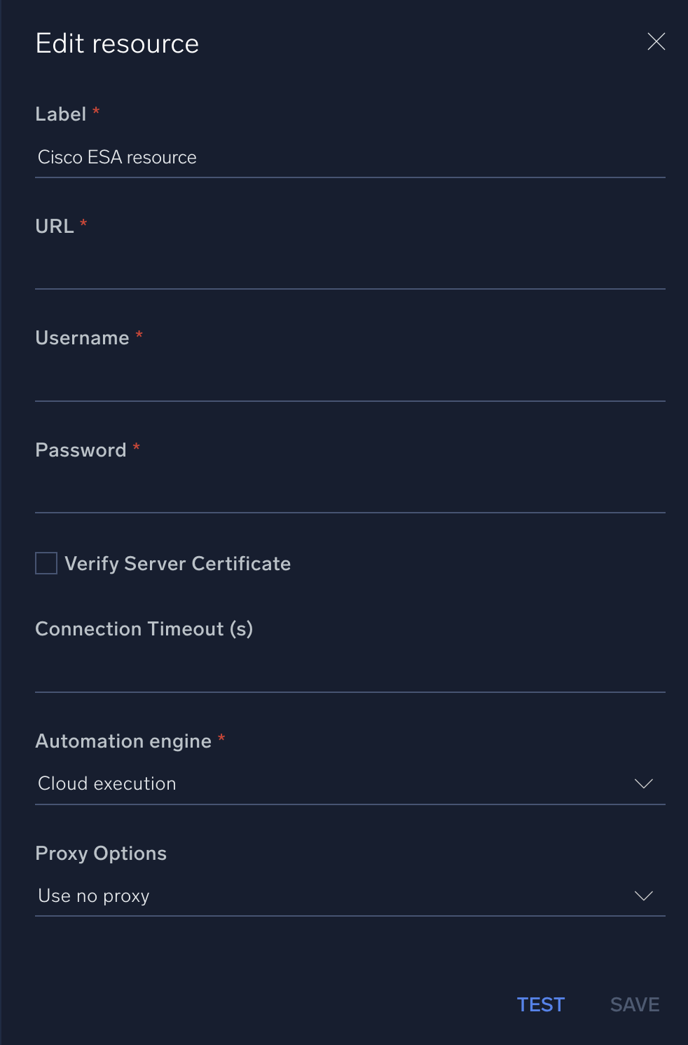 Cisco ESA configuration