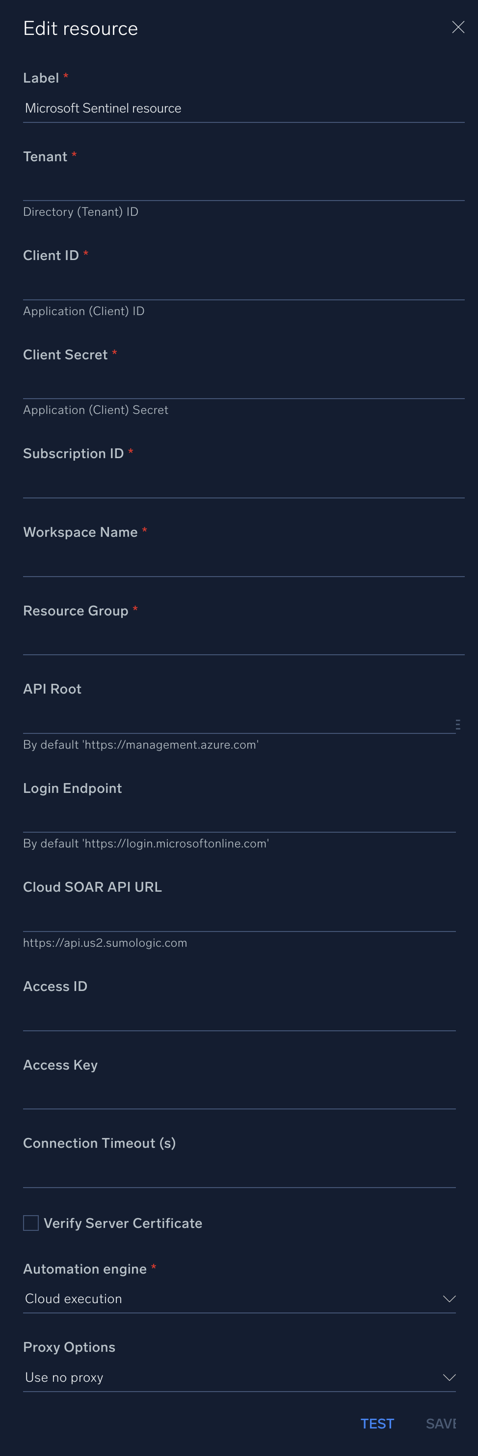 Edit Resource for AWS WAF