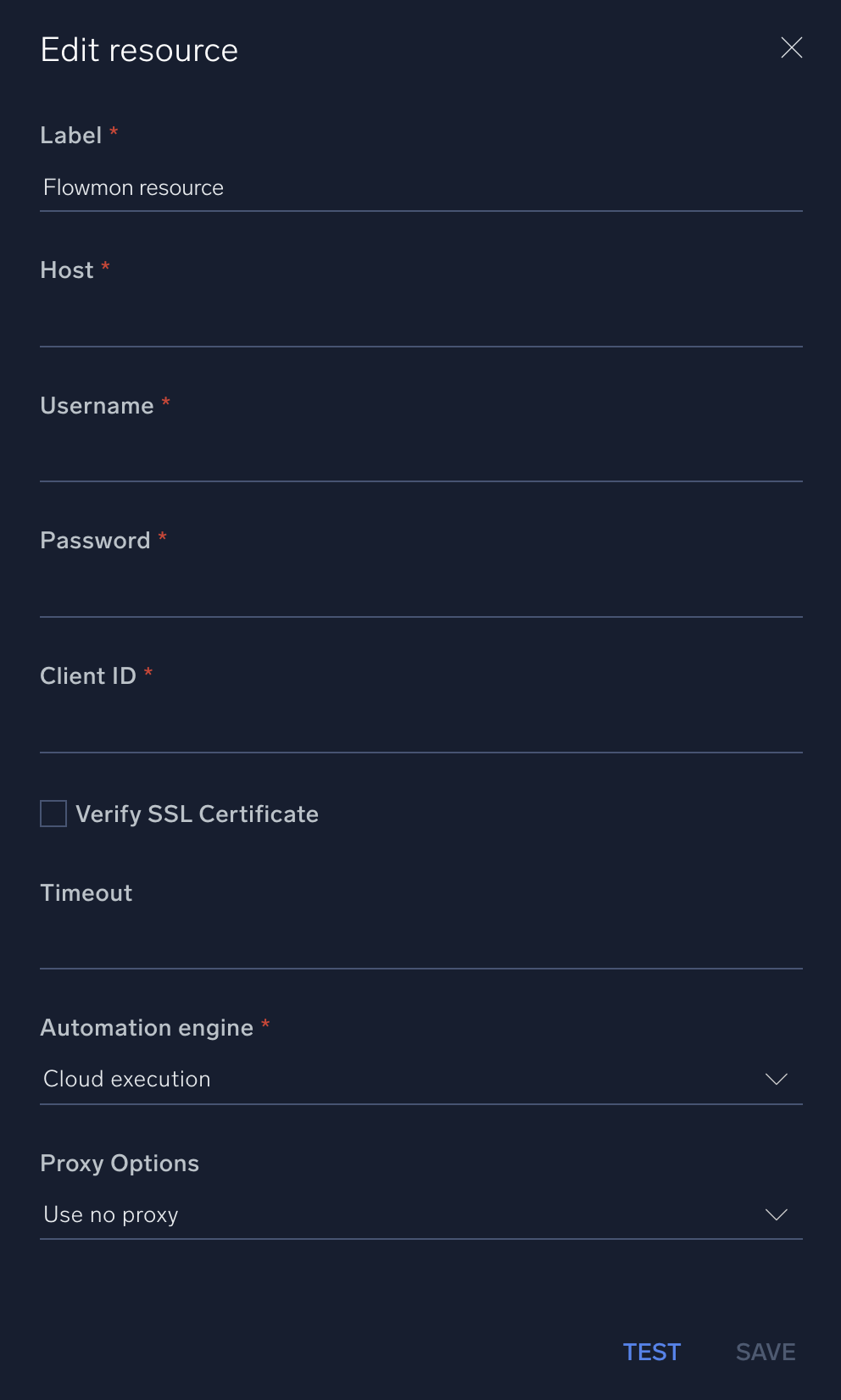 Flowmon configuration