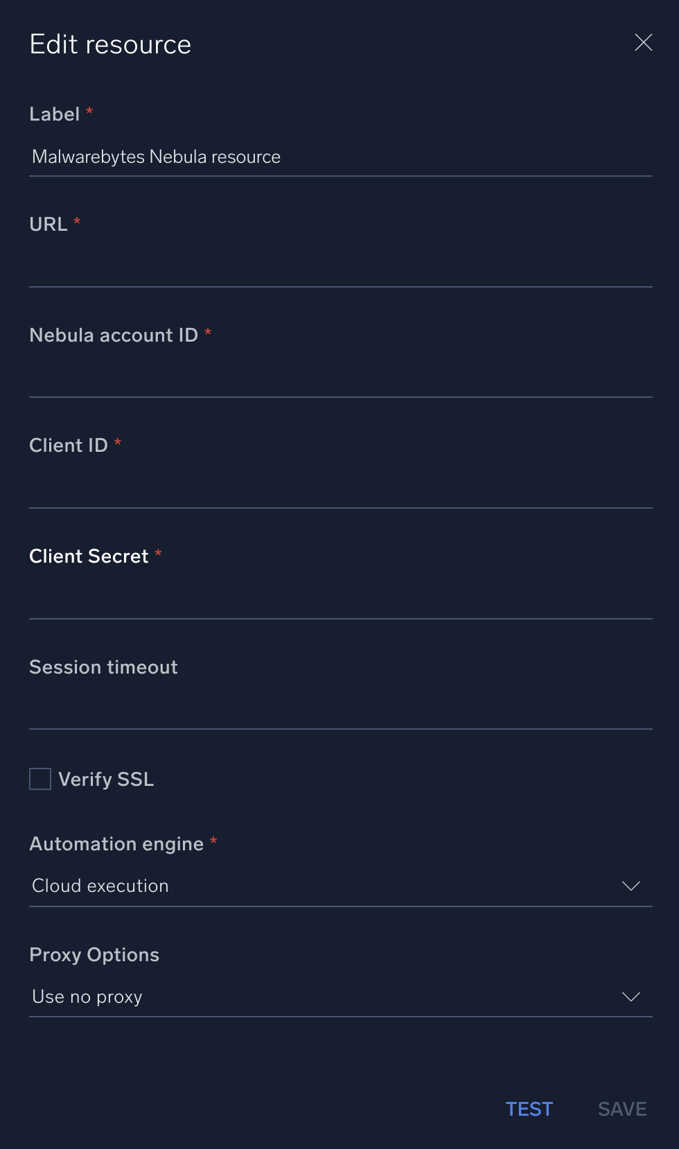 Malwarebytes Nebula configuration