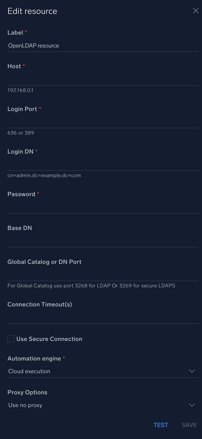 OpenLDAP configuration
