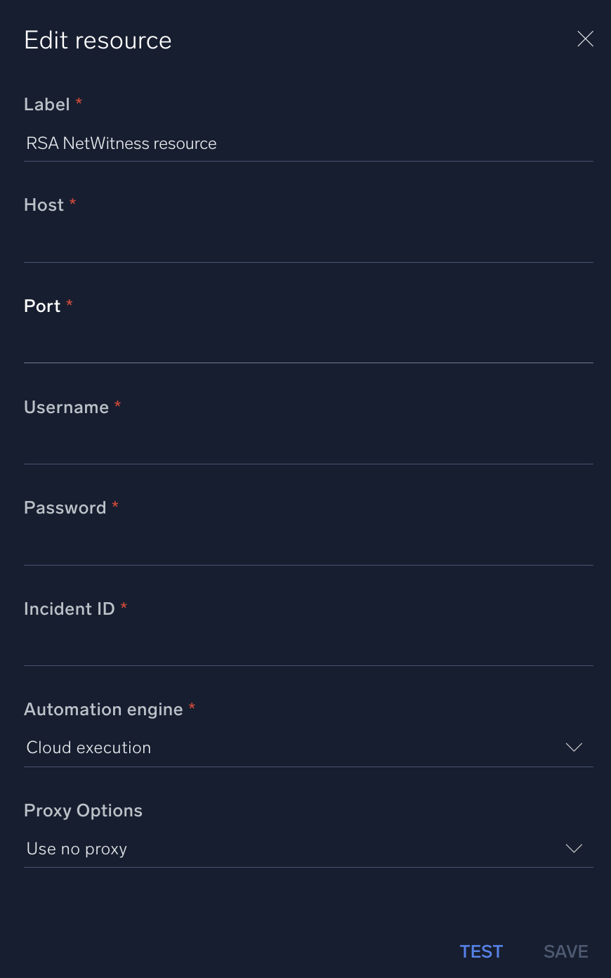 RSA Netwitness configuration