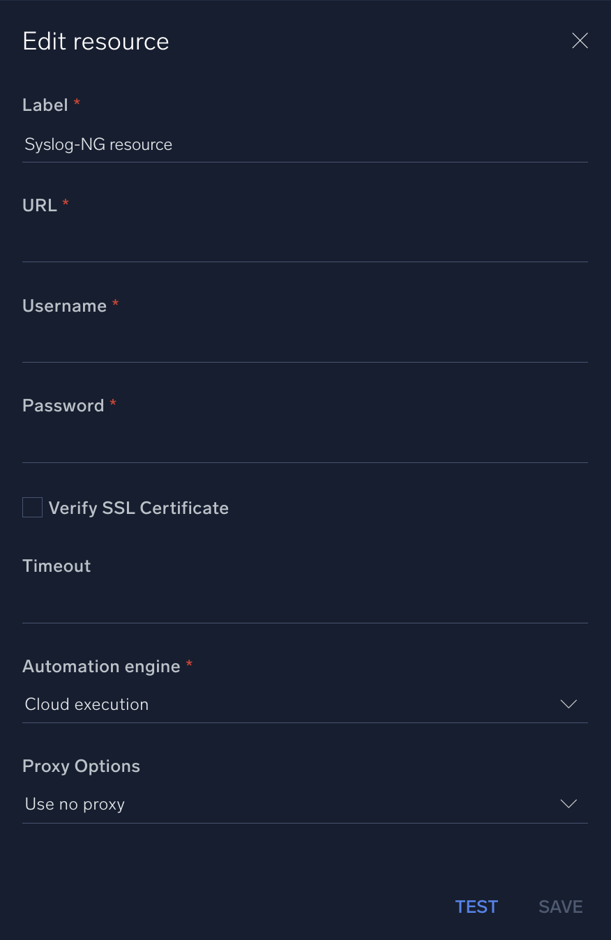 Syslog-NG configuration