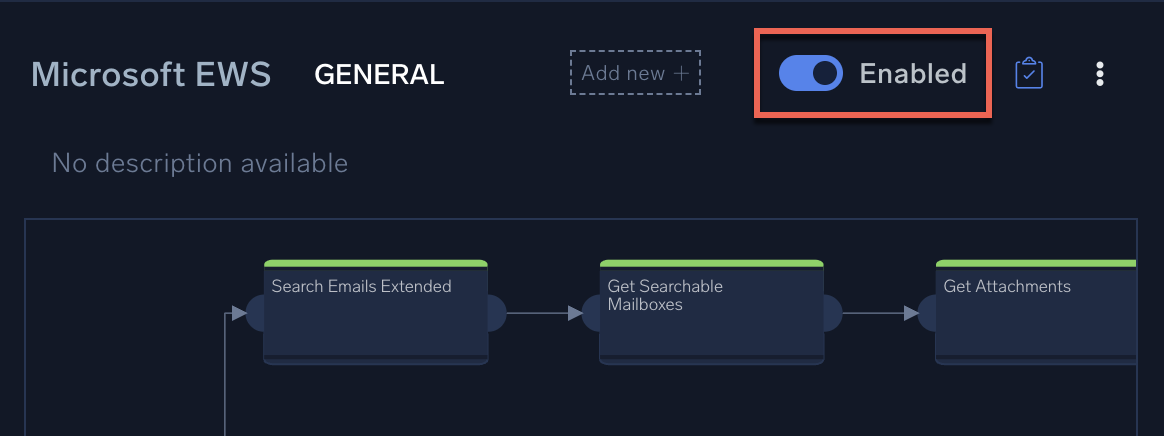 Playbook enabled toggle