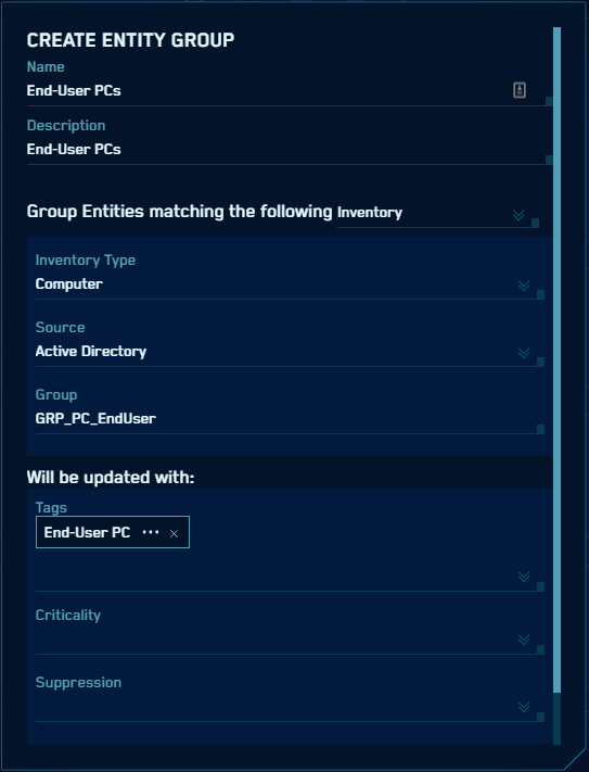 create entity group