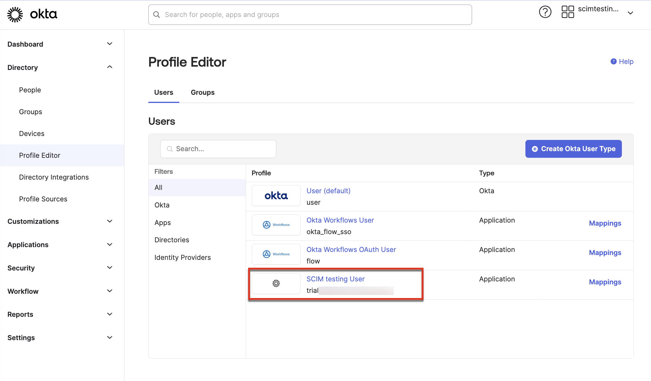 Add roles attribute to provisioning app user