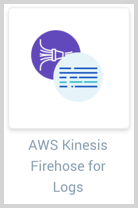 Screenshot of AWS Kinesis Firehose for Logs Source icon
