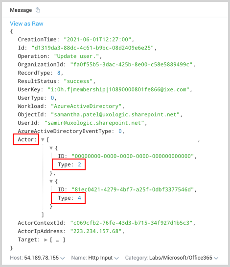 A table displays columns for Time, jsonobject, and baselineintervals. The jsonobject column contains a JSON string with the "baselineintervals" key, listing various time intervals. The baselineintervals column shows the same time intervals extracted and formatted for easier readability.