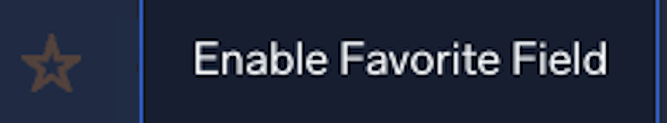 Enable favorite field