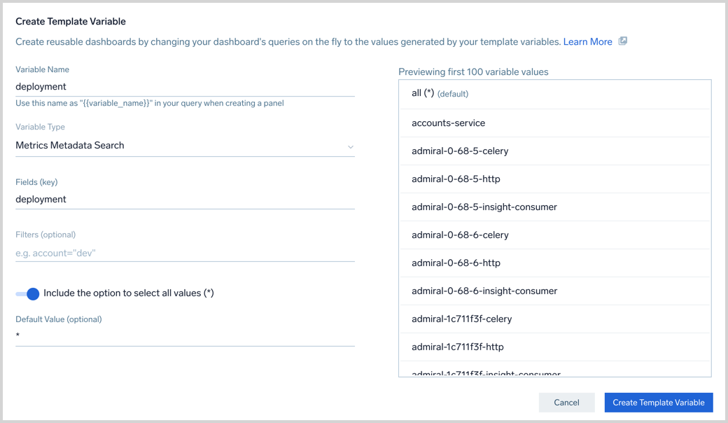 dashboard new metrics metadata search variable.png