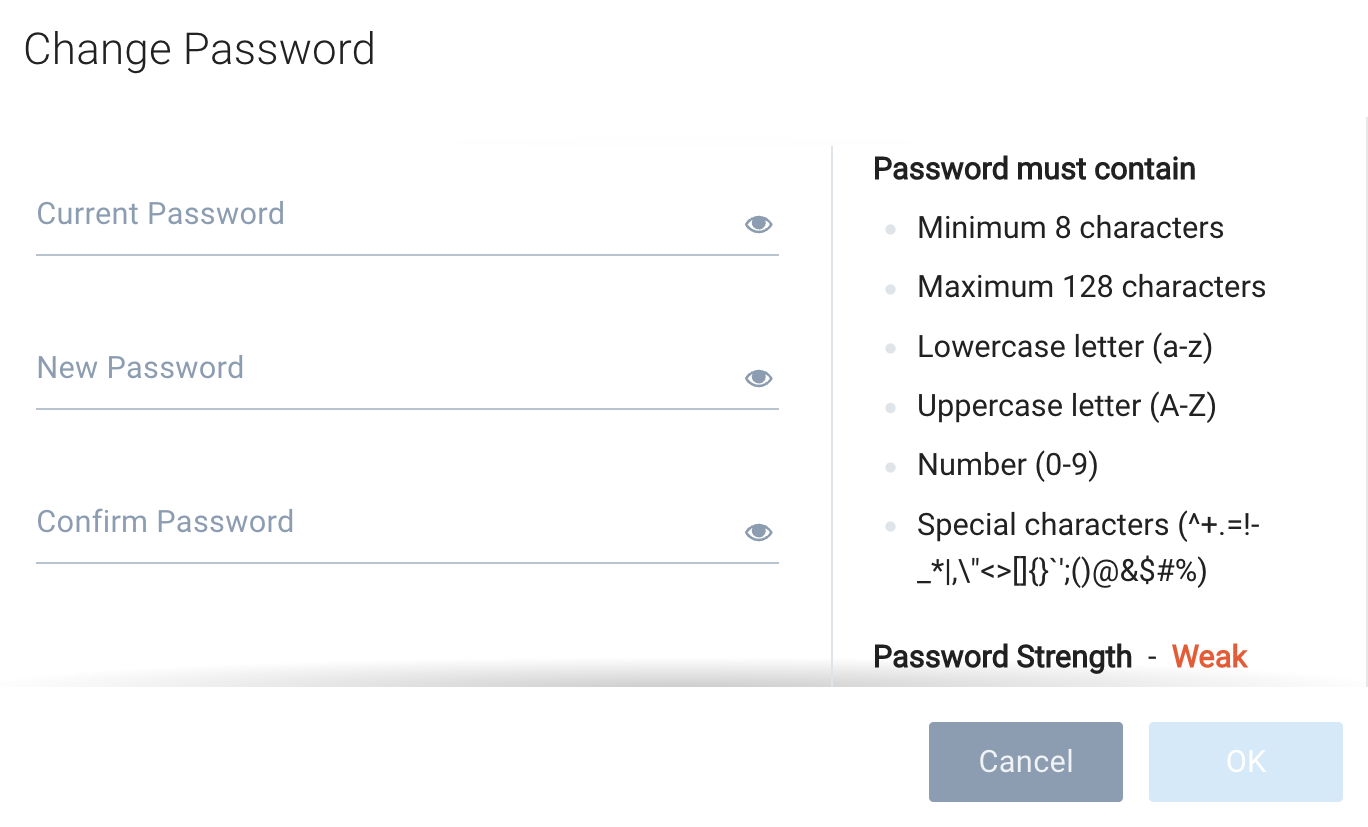 Change Password