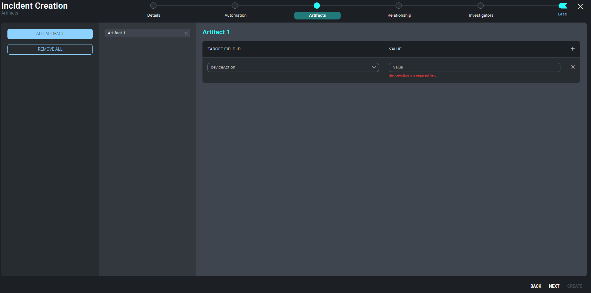 add artifact