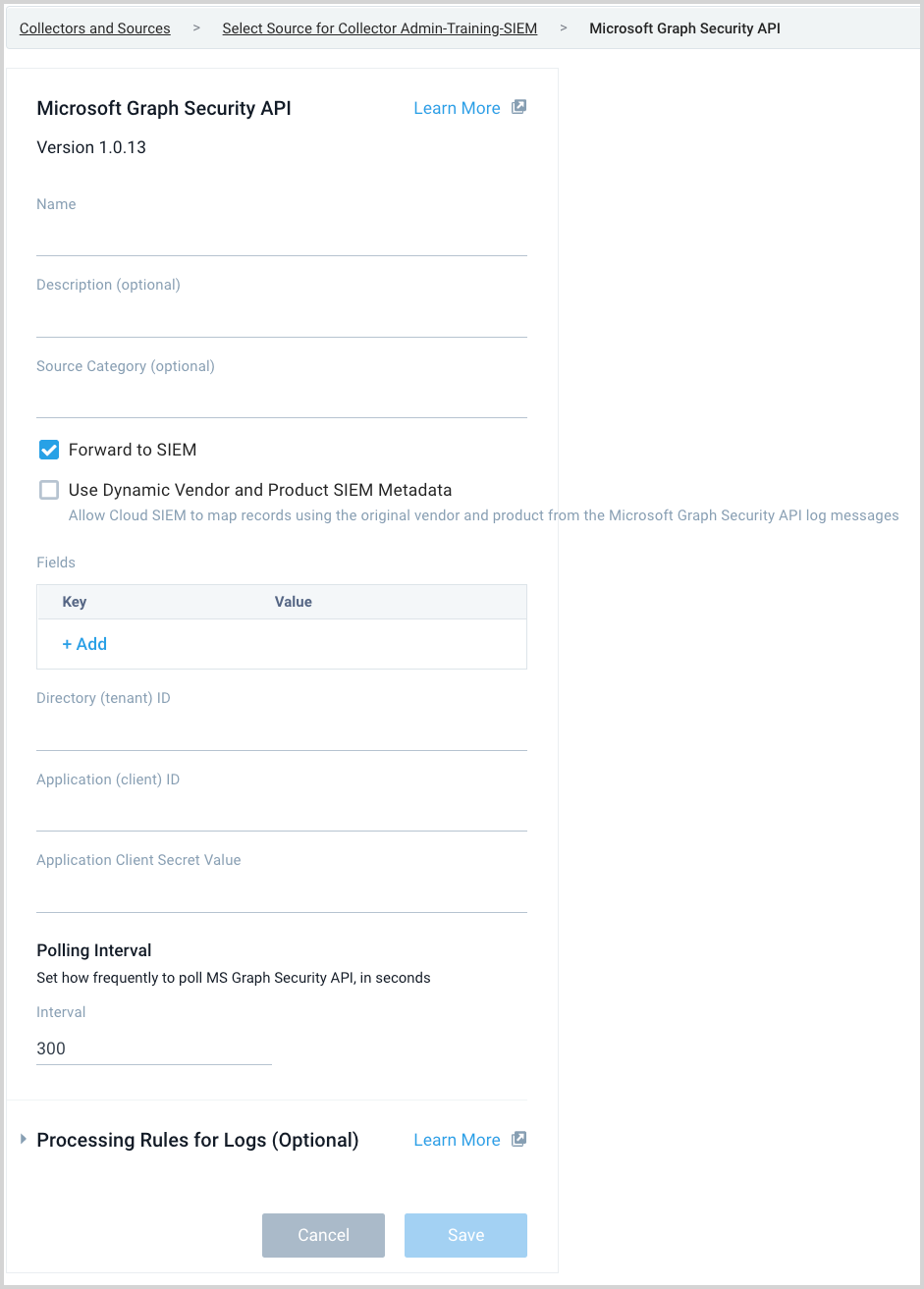 Mircrosoft Graph Security API Source input.png