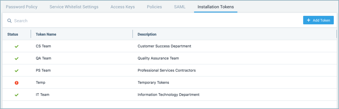 Installation Tokens UI table.png