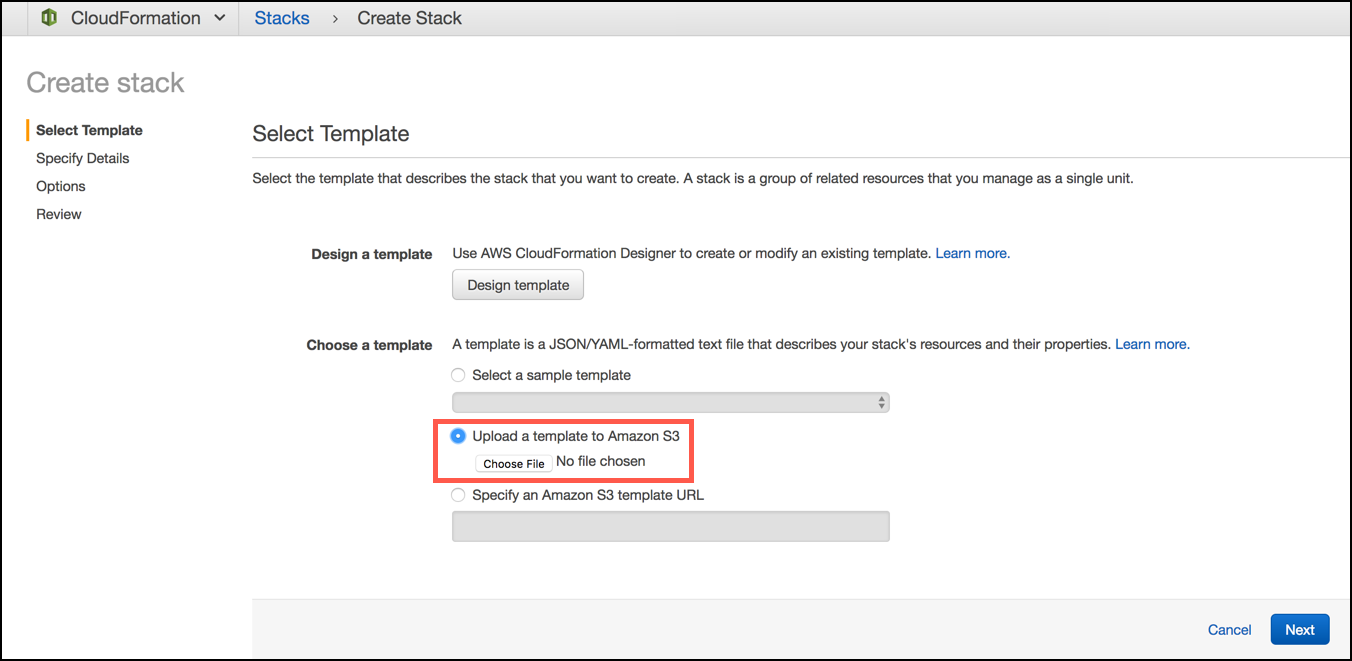 upload template when creating cloudformation stack.png